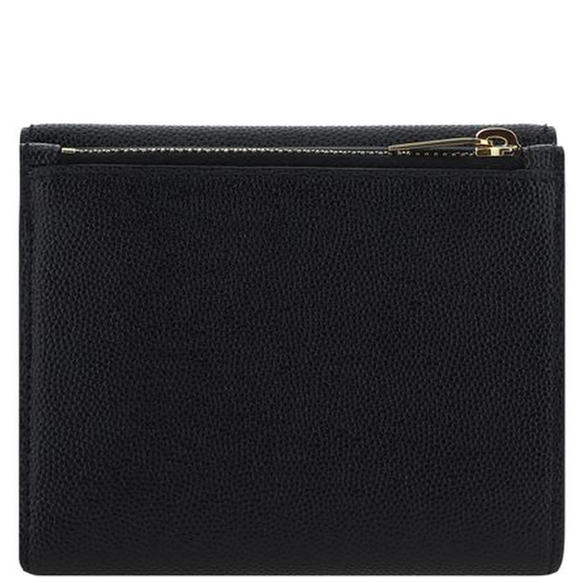 محفظة بوس توروس من جلد العجل الأسود