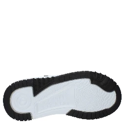 White Leather Low Top Sneakers