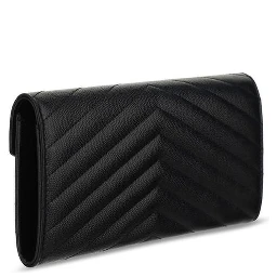 Black Calf Leather Bos Taurus Wallet