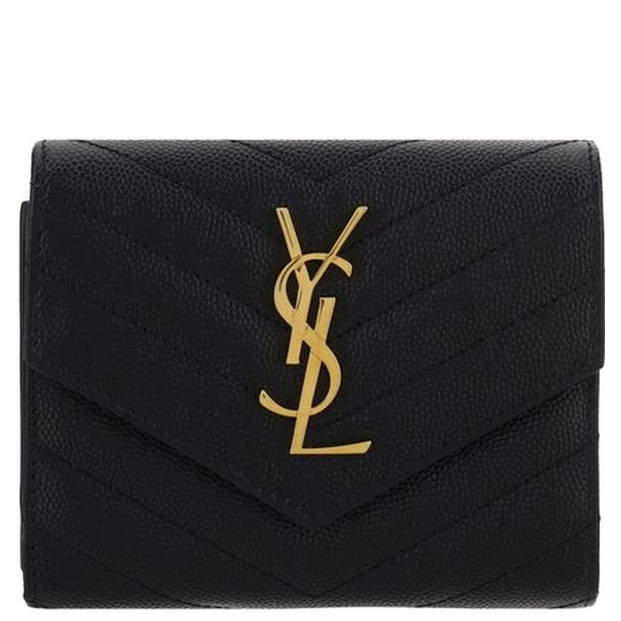 محفظة بوس توروس من جلد العجل الأسود