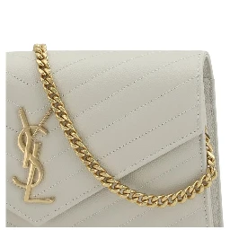 White Calf Leather Bos Taurus Shoulder Bag