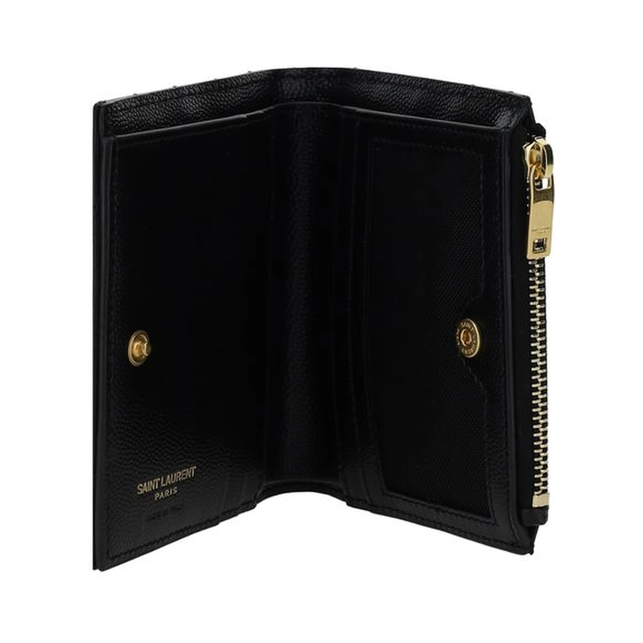 Black Calf Leather Bos Taurus Wallet