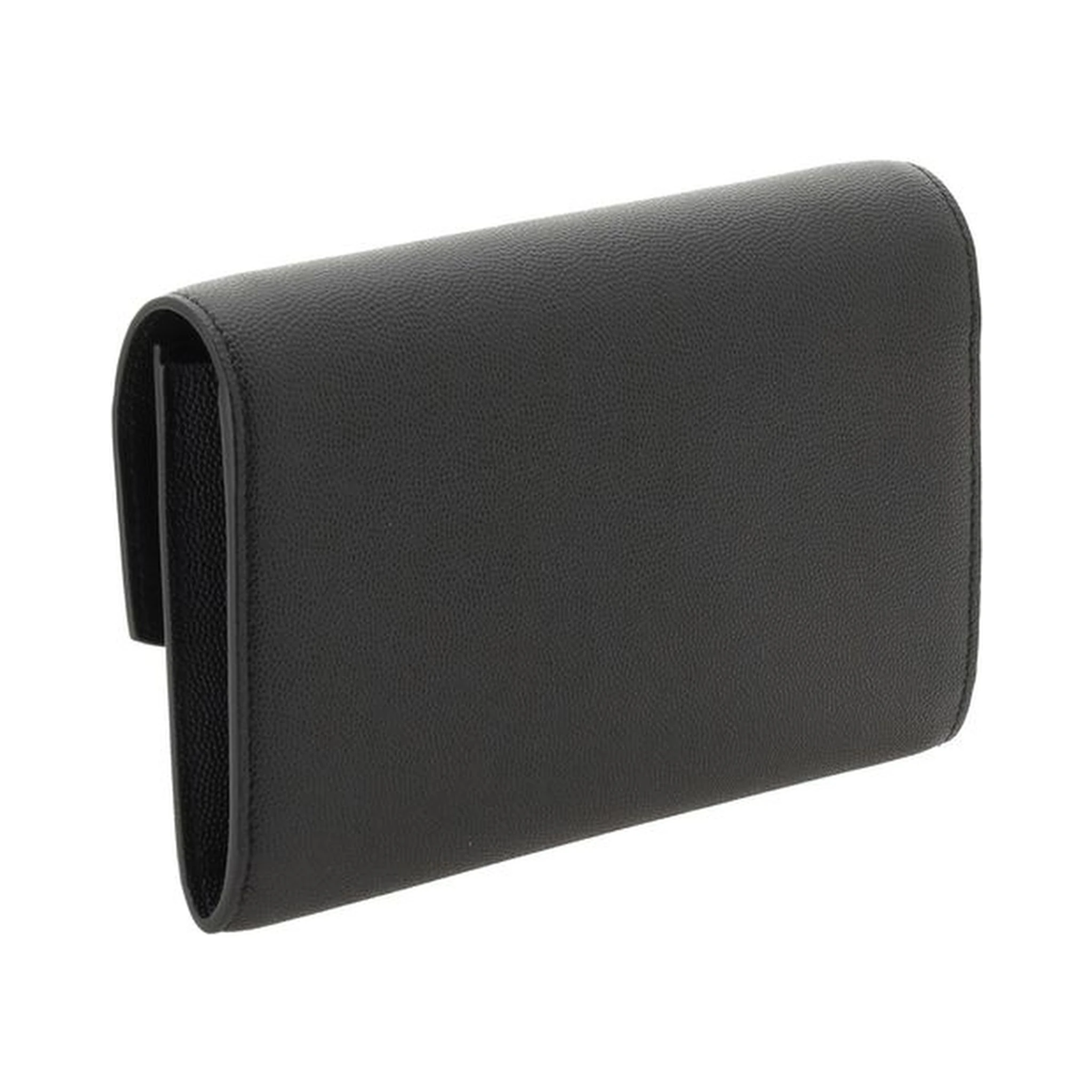 حقيبة كتف بوس توروس من جلد العجل الأسود