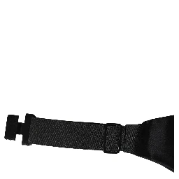 Black 100% Silk Wide Belt Waist Cummerbund