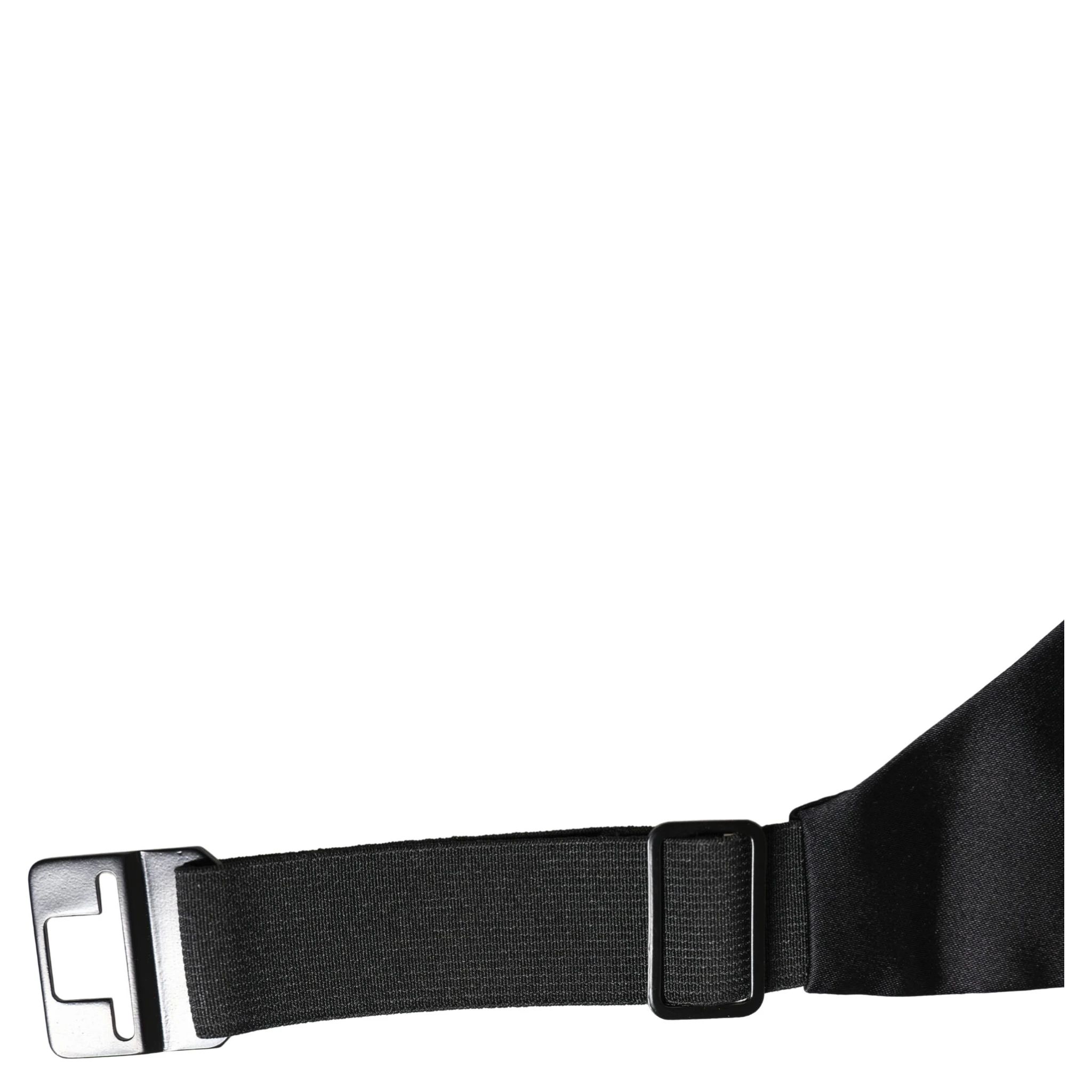 Black 100% Silk Wide Belt Waist Cummerbund