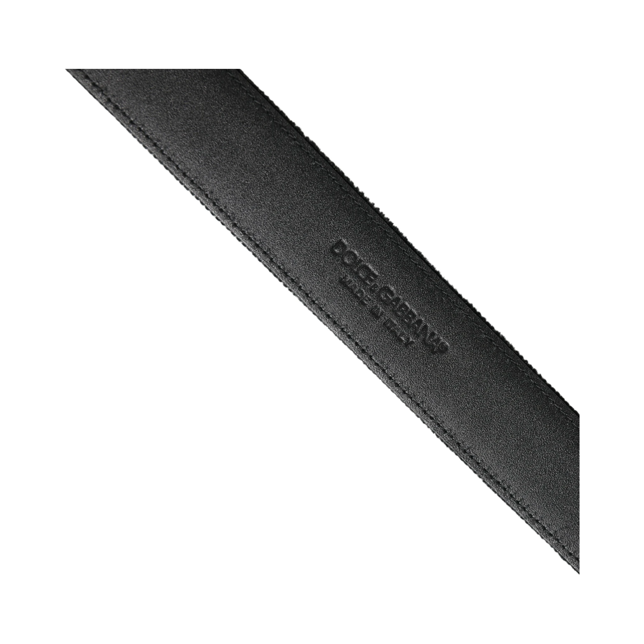 Black Suede Silver Tone Metal Buckle Men Belt