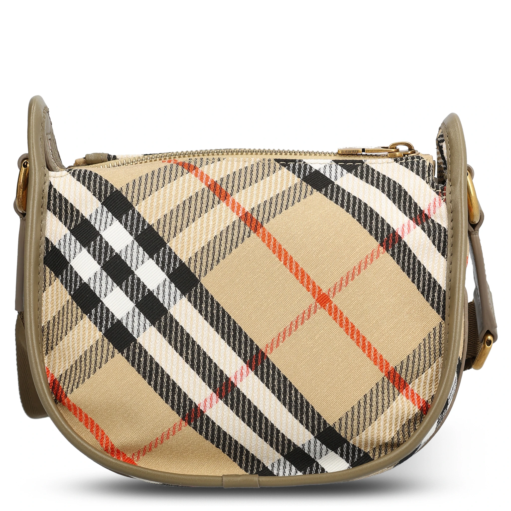 Mini Check B Clip Messenger Bag