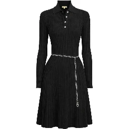 polo shirt dress with belt