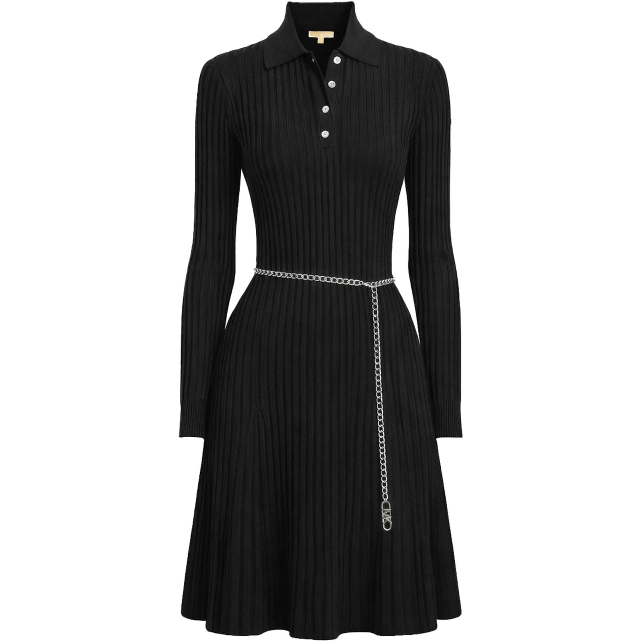 polo shirt dress with belt