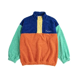 bobo choses color block zippedsweatshirt