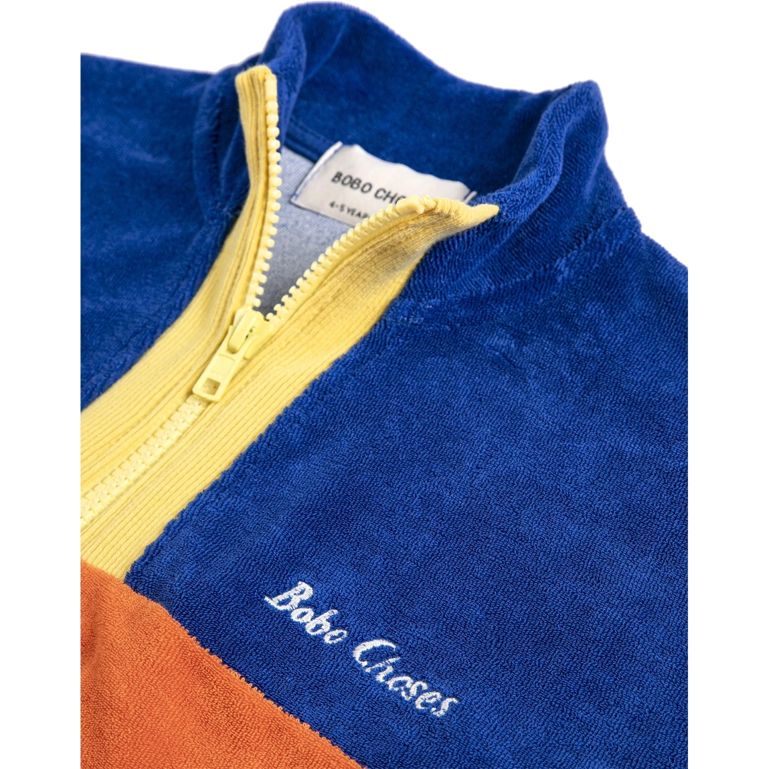 bobo choses color block zippedsweatshirt