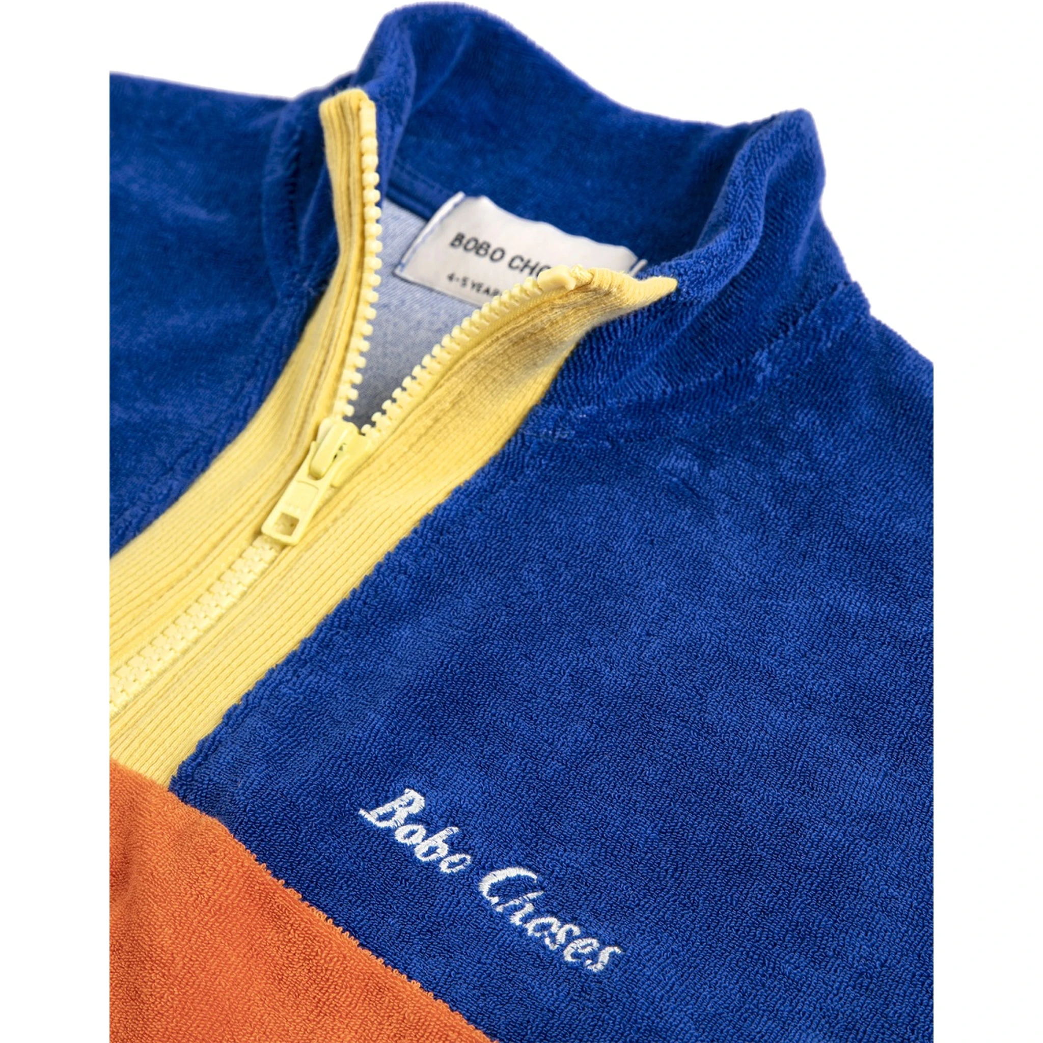 bobo choses color block zippedsweatshirt