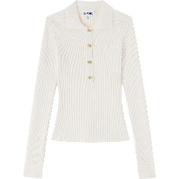 RIBBED POLO SHIRT
