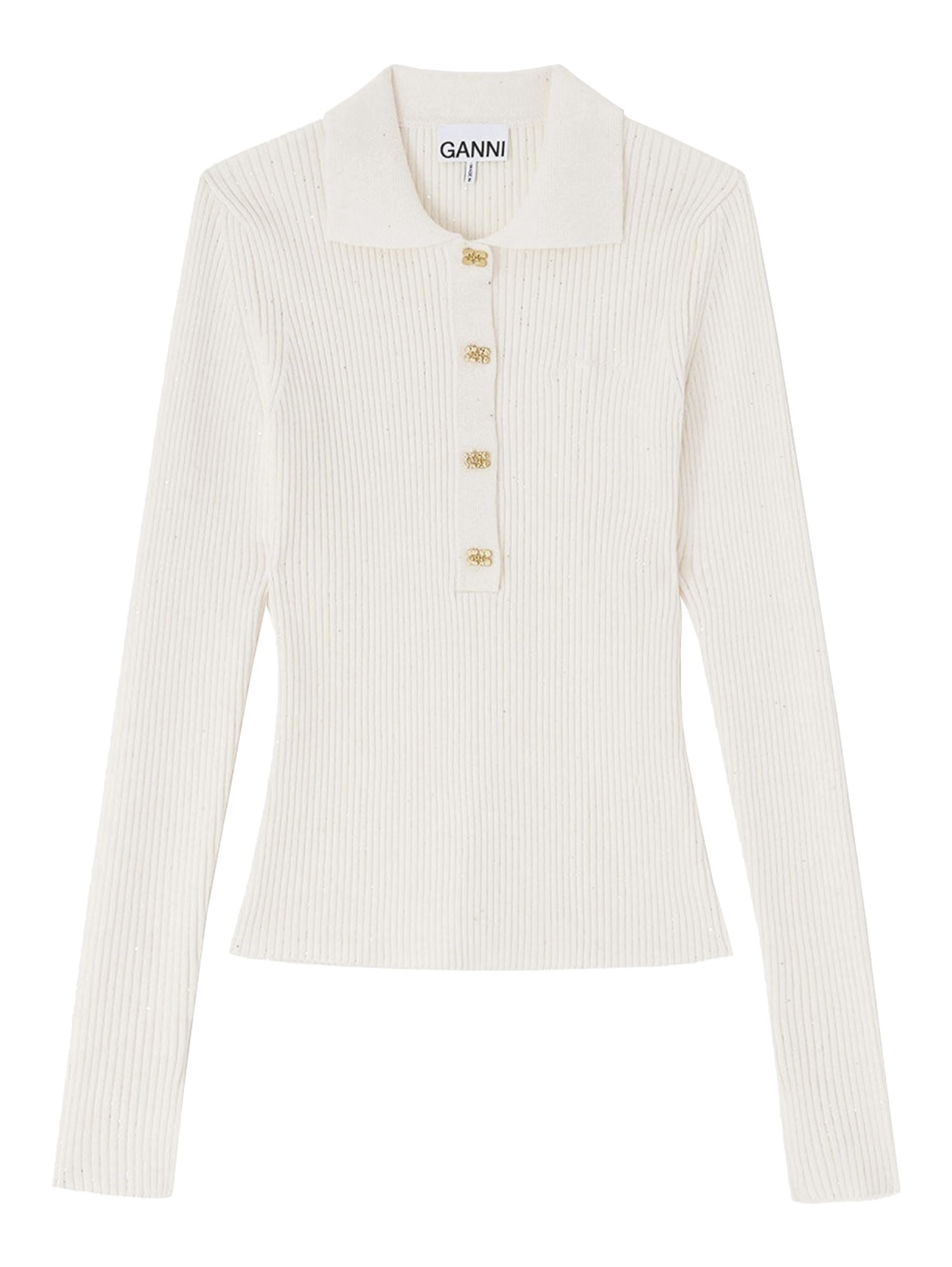 RIBBED POLO SHIRT