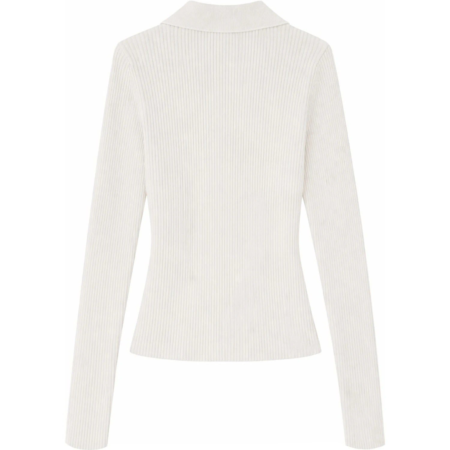 RIBBED POLO SHIRT