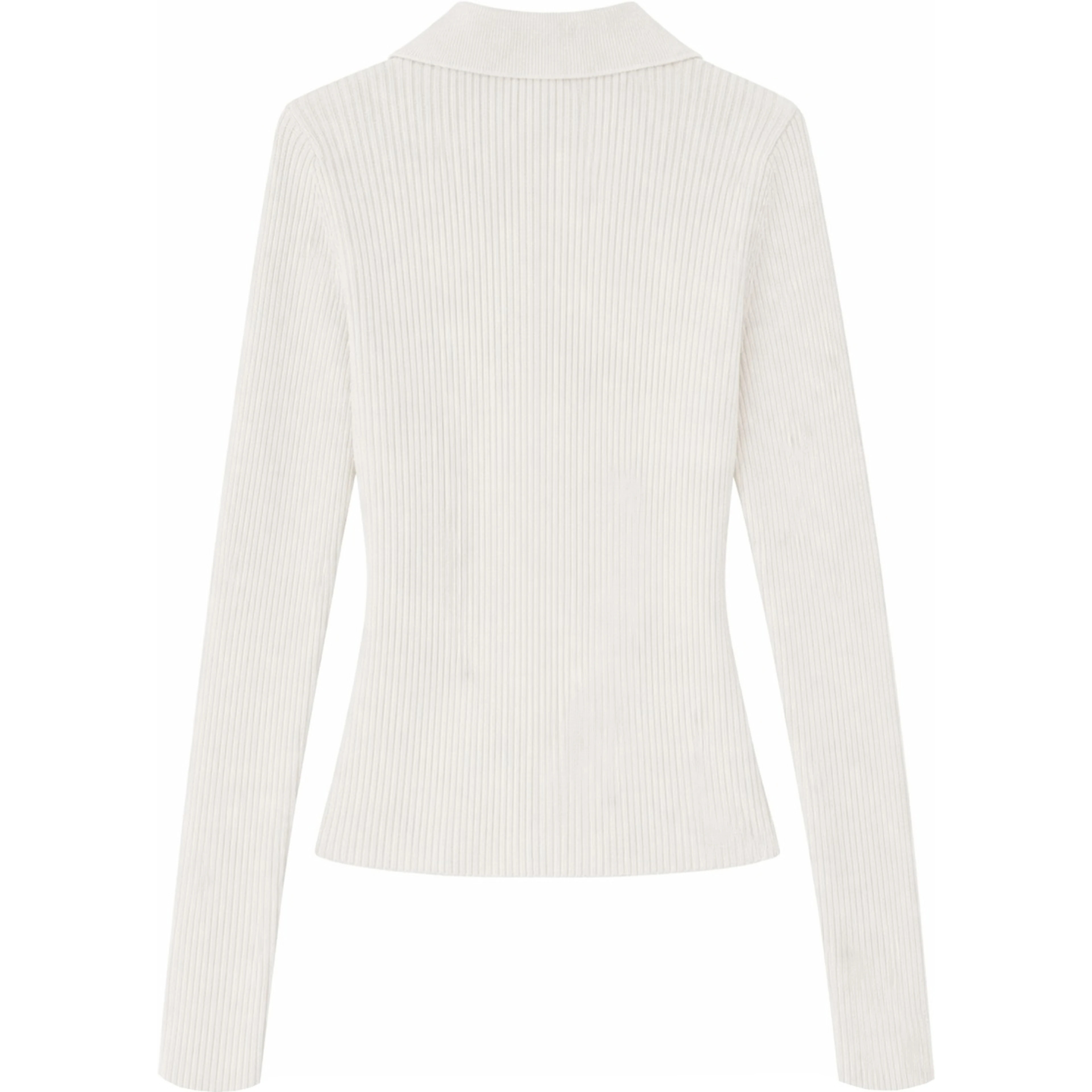 RIBBED POLO SHIRT