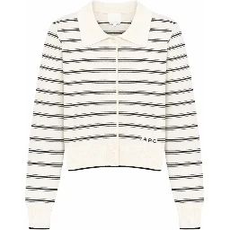 CARDIGAN WITH POLO COLLAR