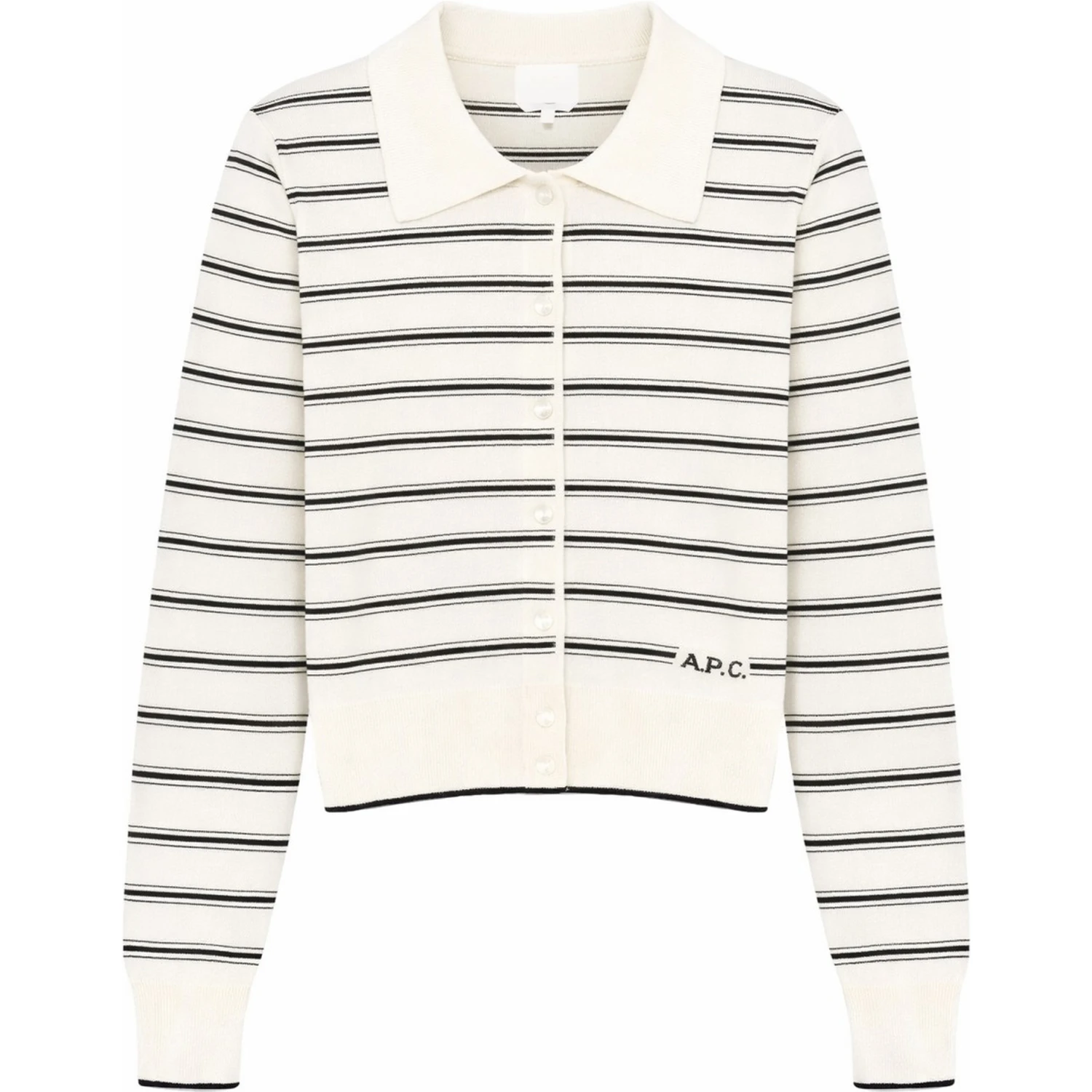 CARDIGAN WITH POLO COLLAR