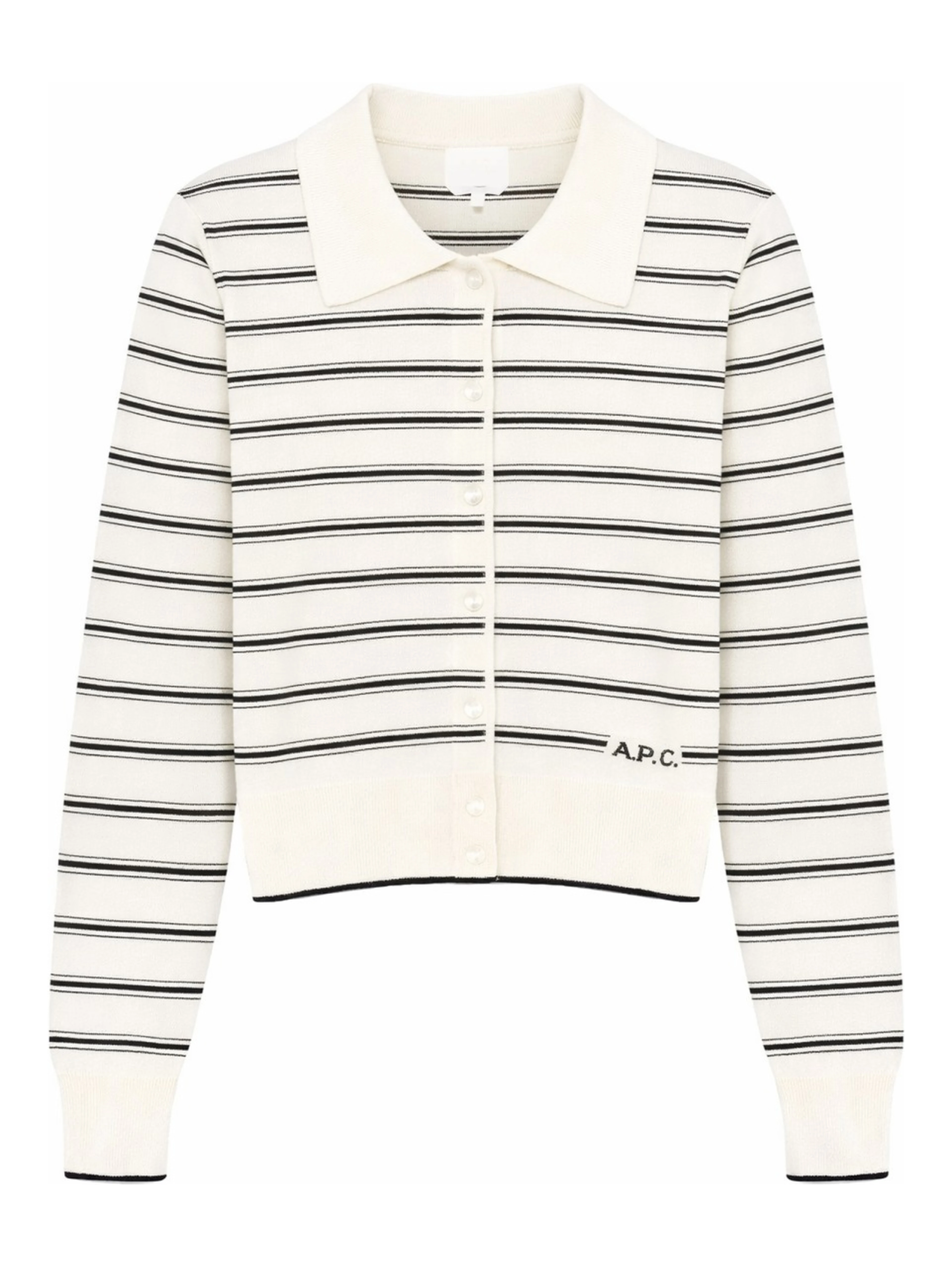 CARDIGAN WITH POLO COLLAR