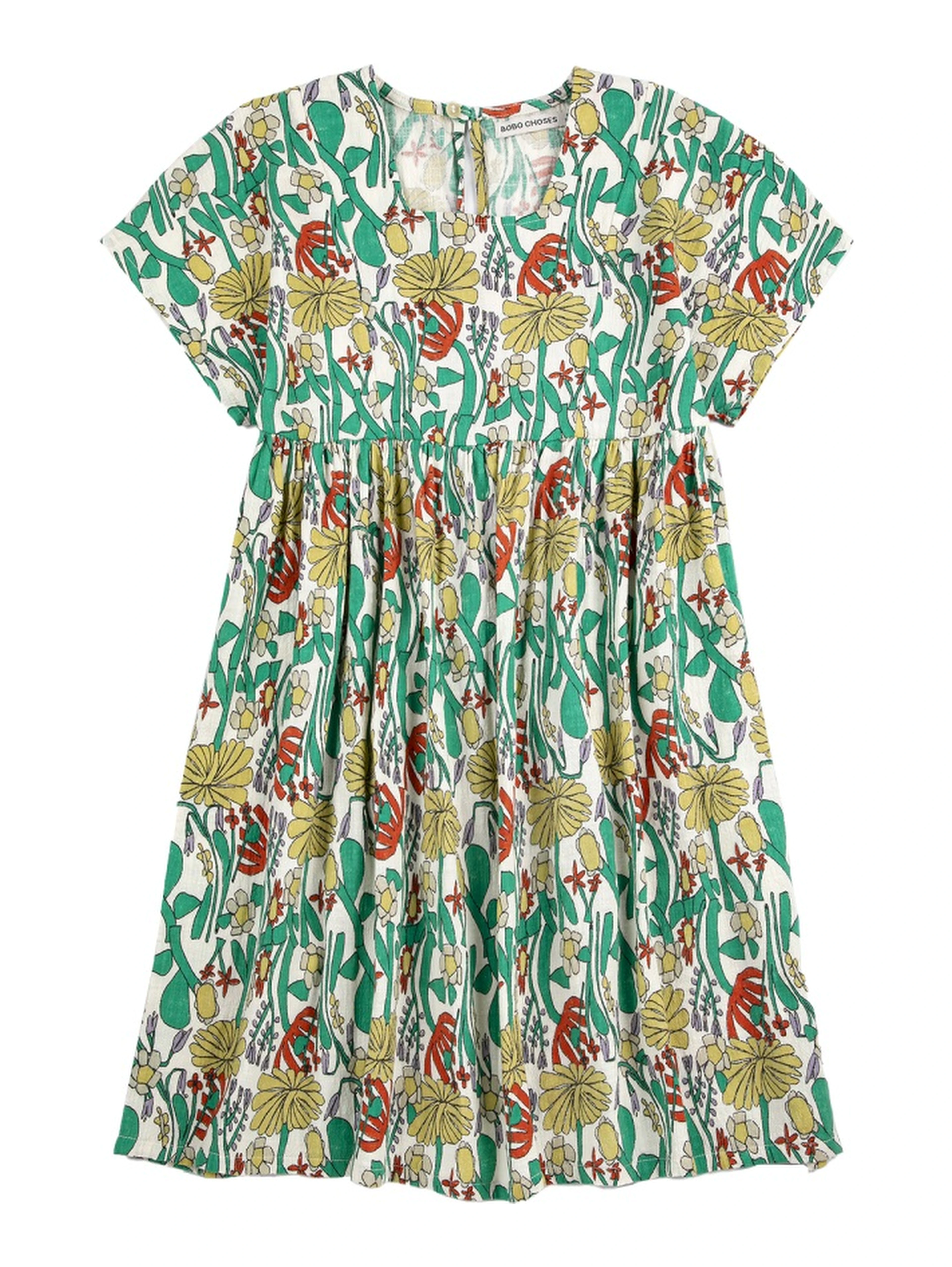 color herbalist all over woven dress
