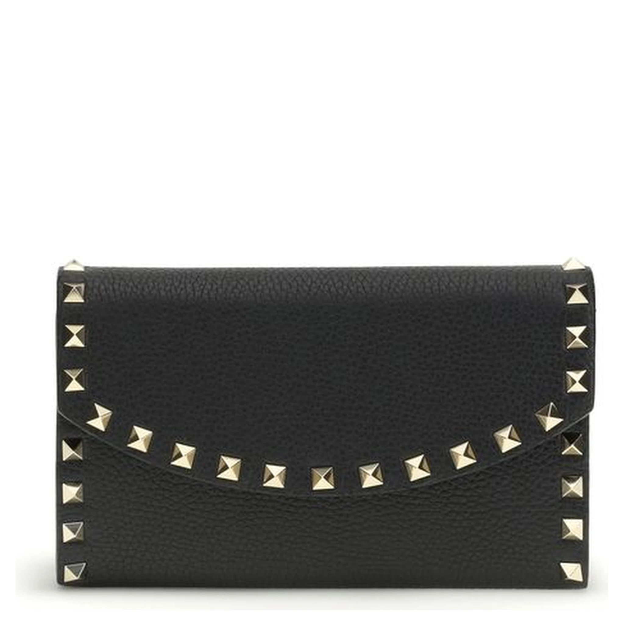 محفظة بوس توروس من جلد العجل الأسود