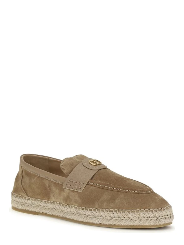 Beige Calf Leather Bos Taurus Espadrilles alternative