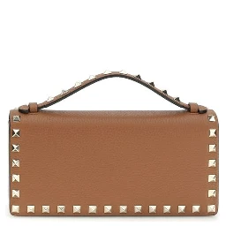 محفظة بوس توروس من جلد العجل البني