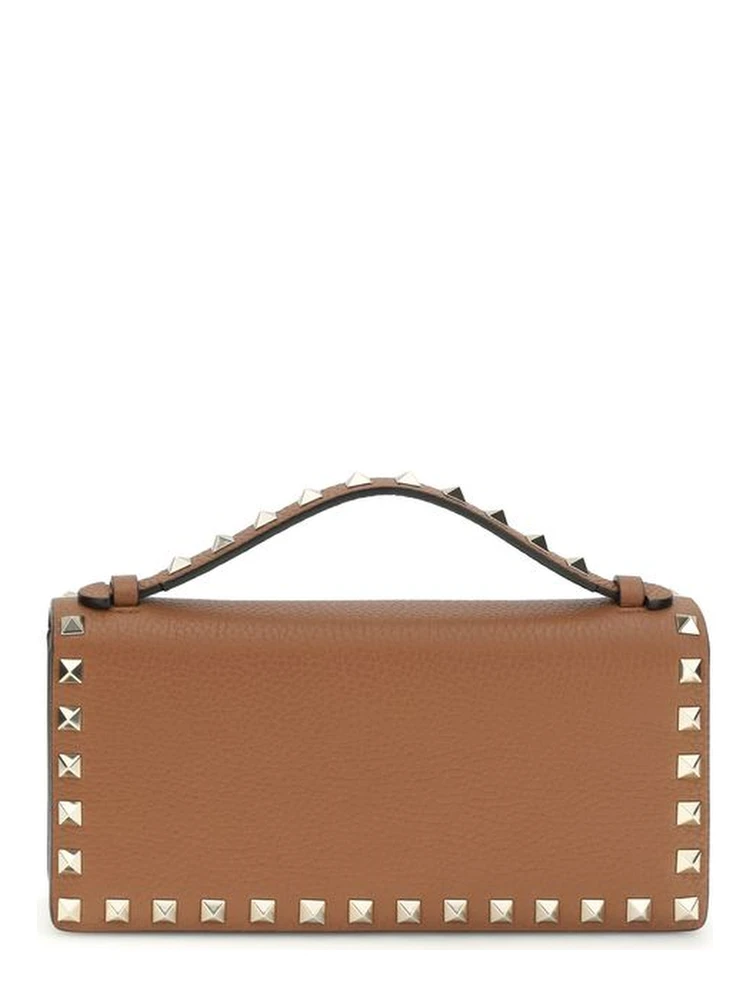 محفظة بوس توروس من جلد العجل البني