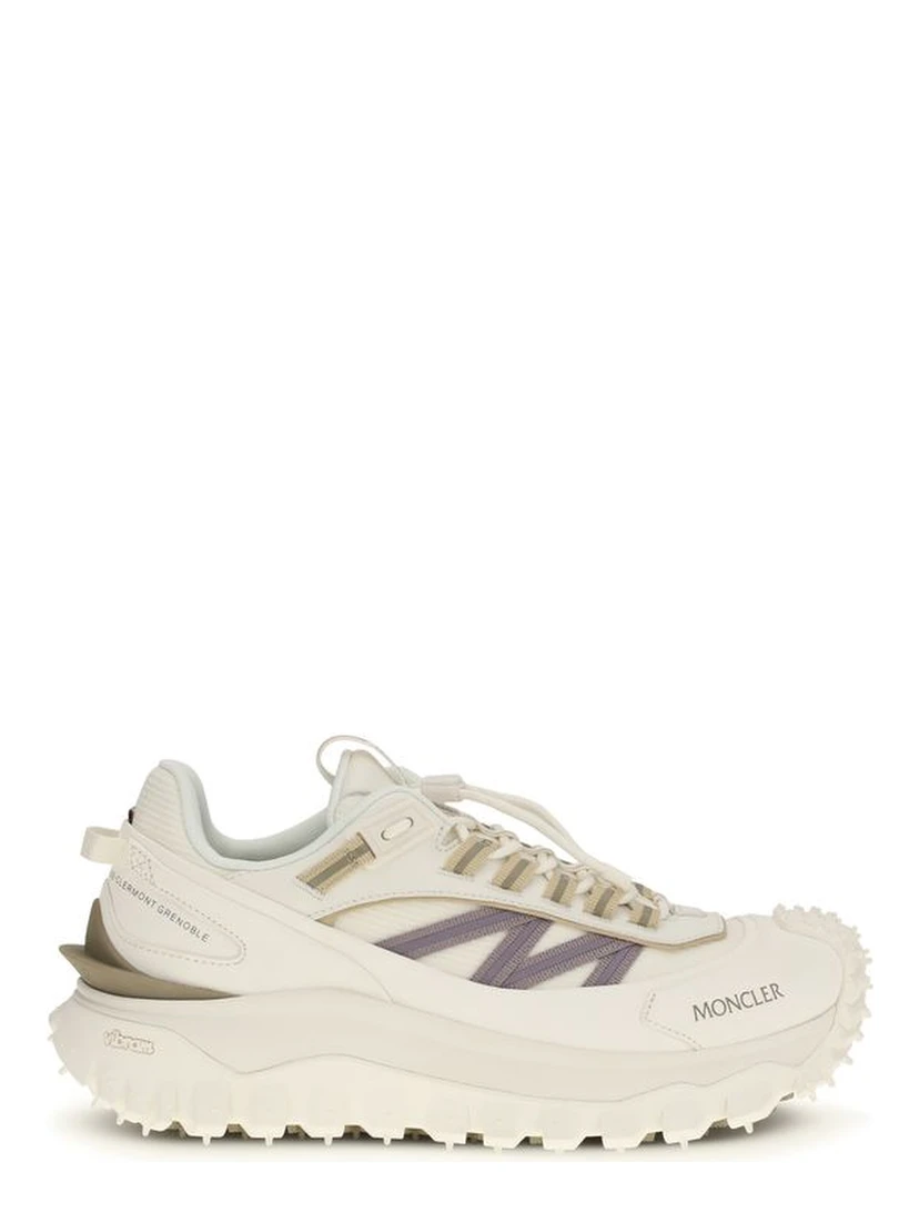 White Calf Leather Bos Taurus Athletic Sneakers