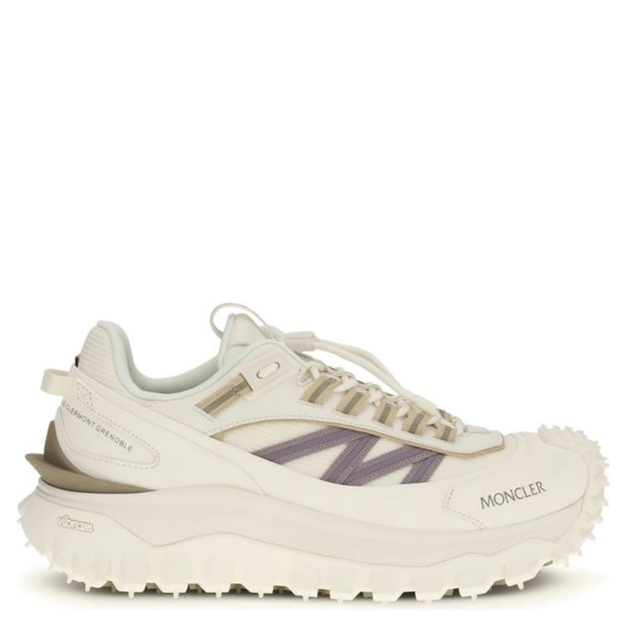 White Calf Leather Bos Taurus Athletic Sneakers