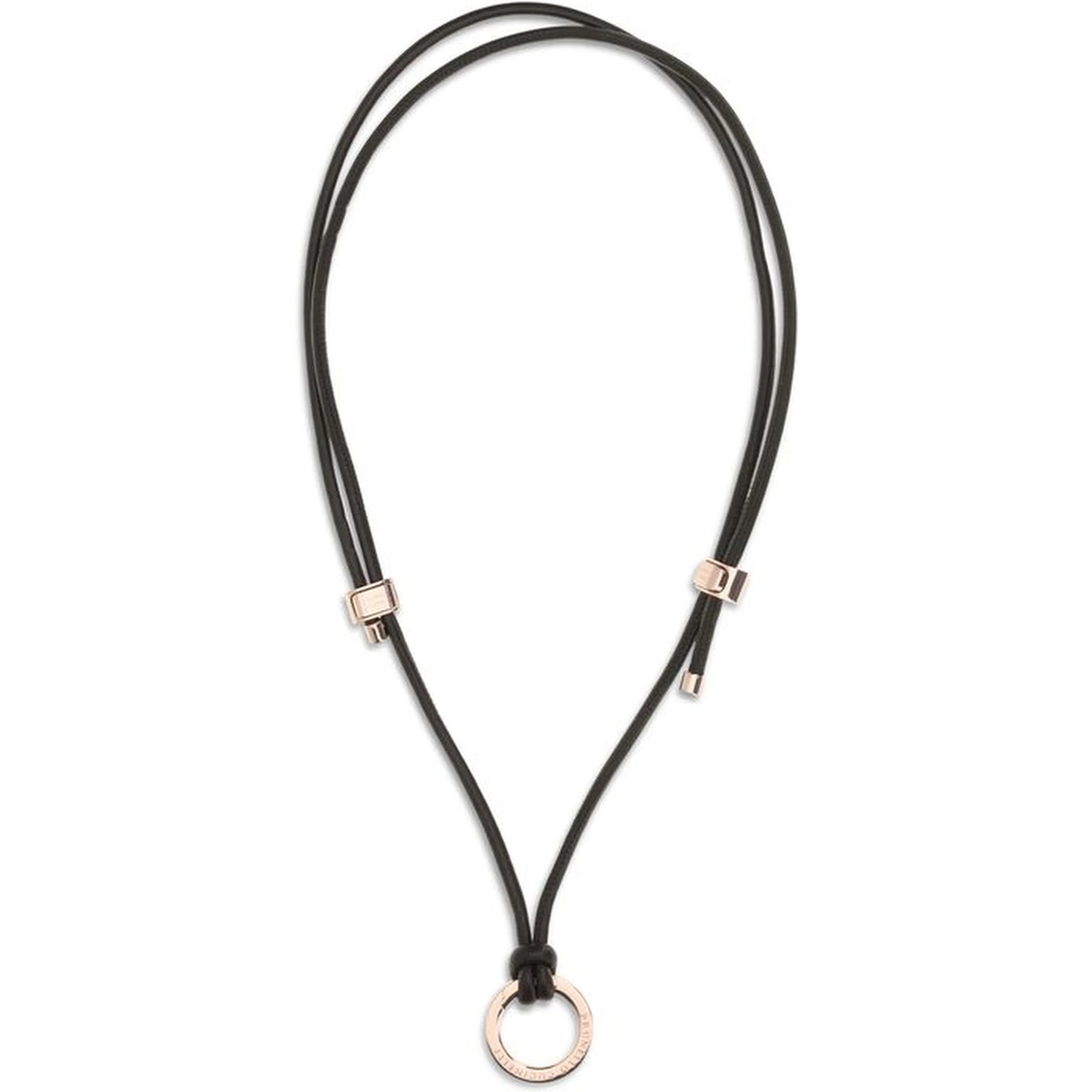 Brown Calf Leather Bos Taurus Keychain