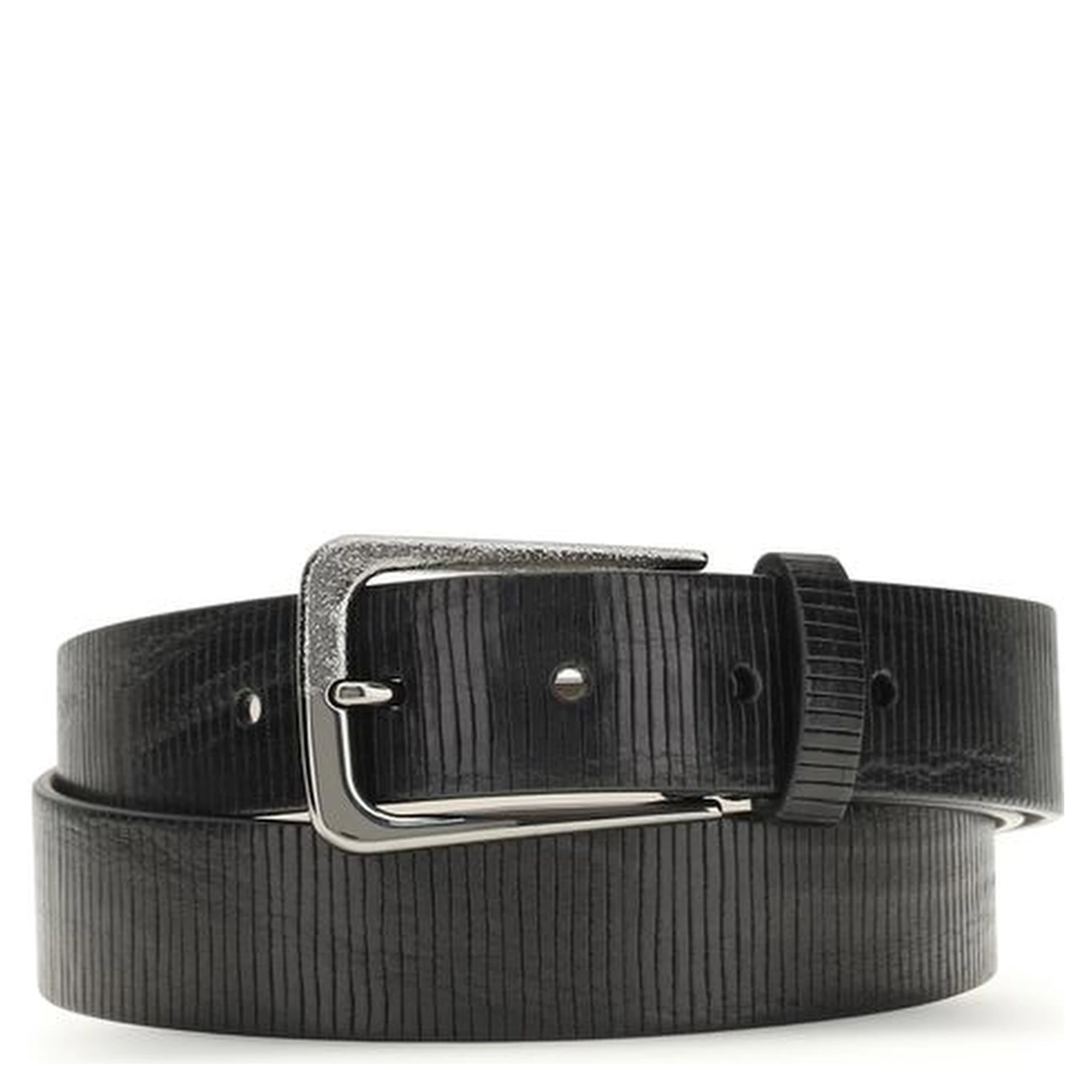 Black Calf Leather Bos Taurus Regular Belt