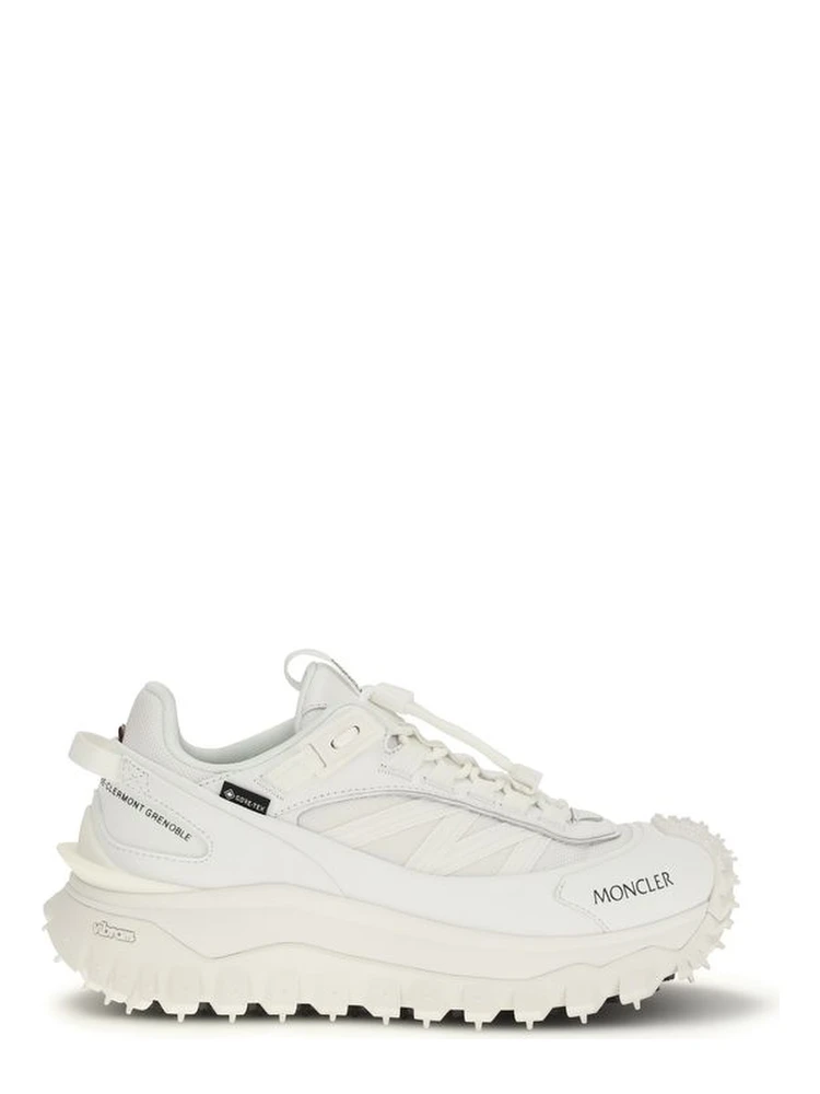 White Polyamide Athletic Sneakers