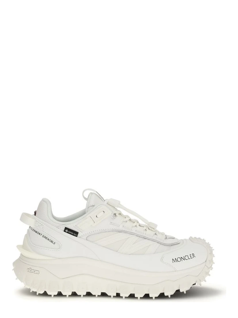 White Polyamide Athletic Sneakers