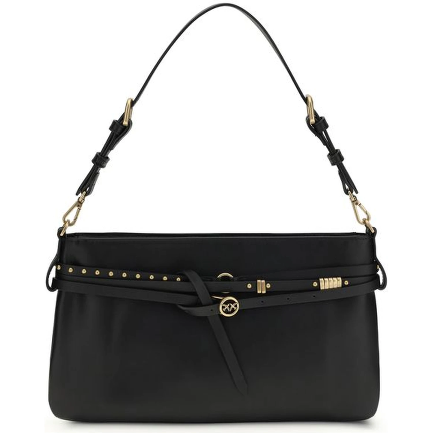 Black Calf Leather Bos Taurus Shoulder Bag