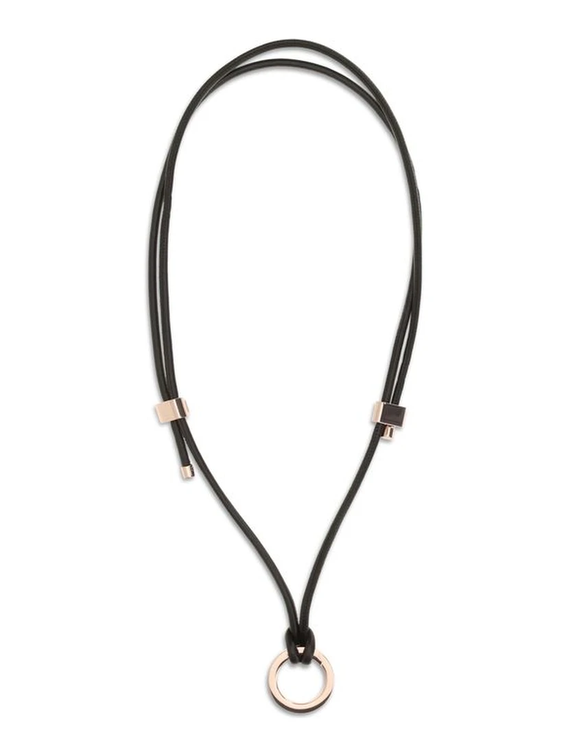 Brown Calf Leather Bos Taurus Keychain