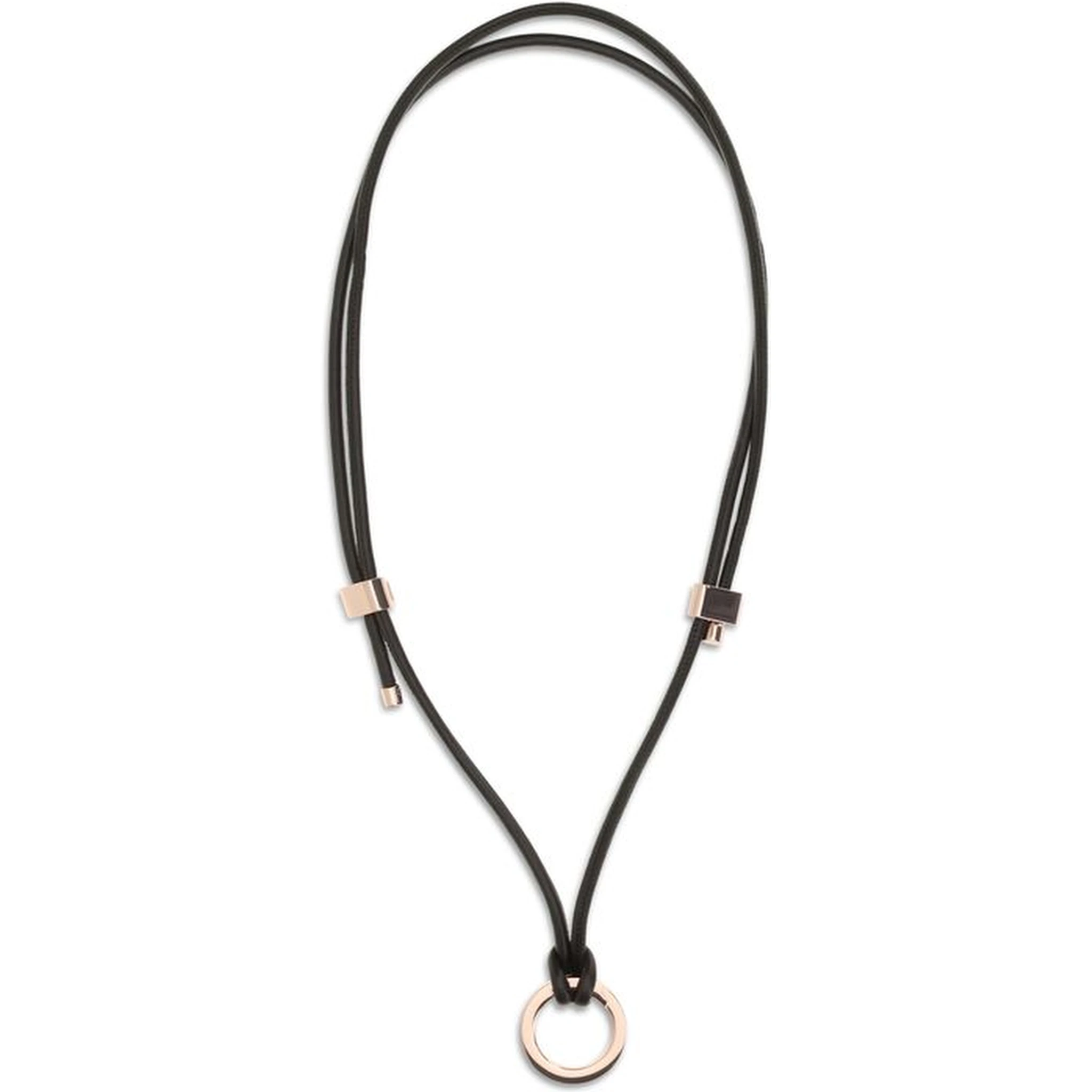 Brown Calf Leather Bos Taurus Keychain