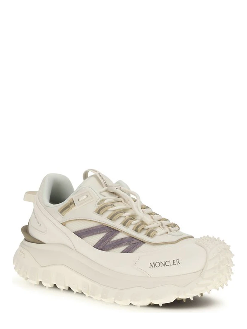 White Calf Leather Bos Taurus Athletic Sneakers
