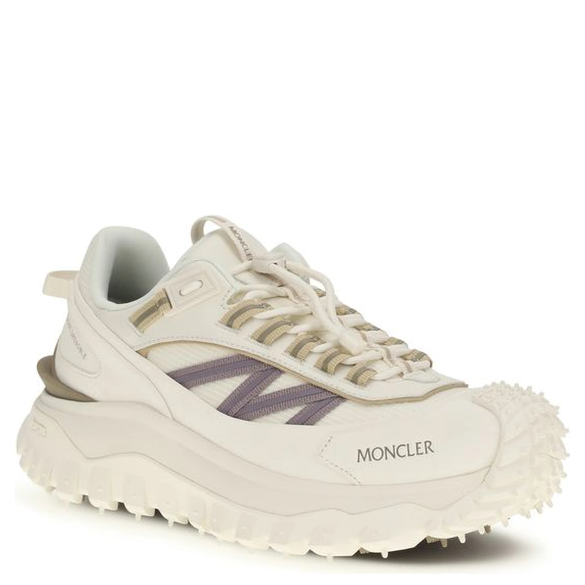 White Calf Leather Bos Taurus Athletic Sneakers