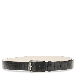 Black Calf Leather Bos Taurus Regular Belt