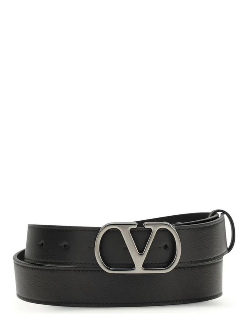 حزام بوس توروس العادي من جلد العجل الأسود