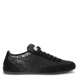 Black Calf Leather Bos Taurus Athletic Sneakers
