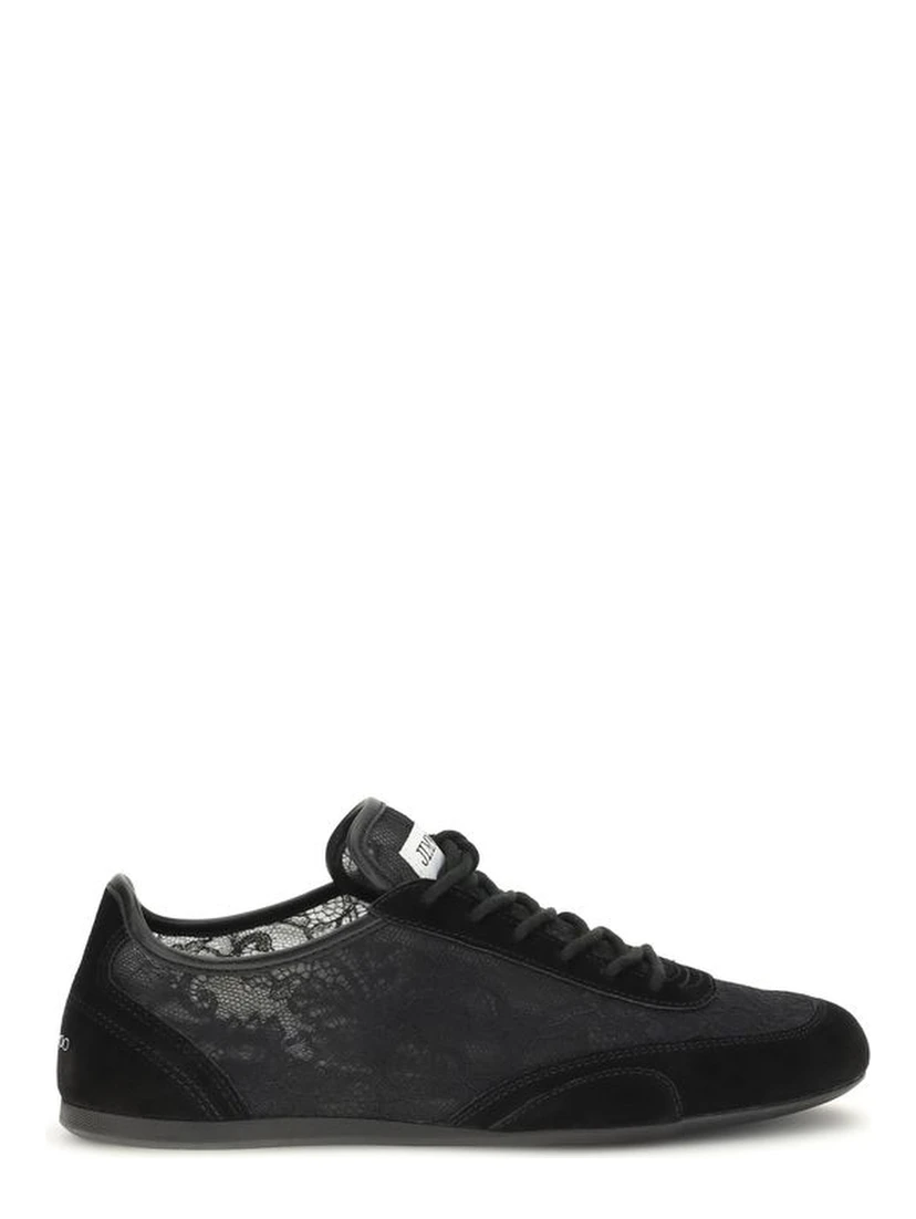 Black Calf Leather Bos Taurus Athletic Sneakers