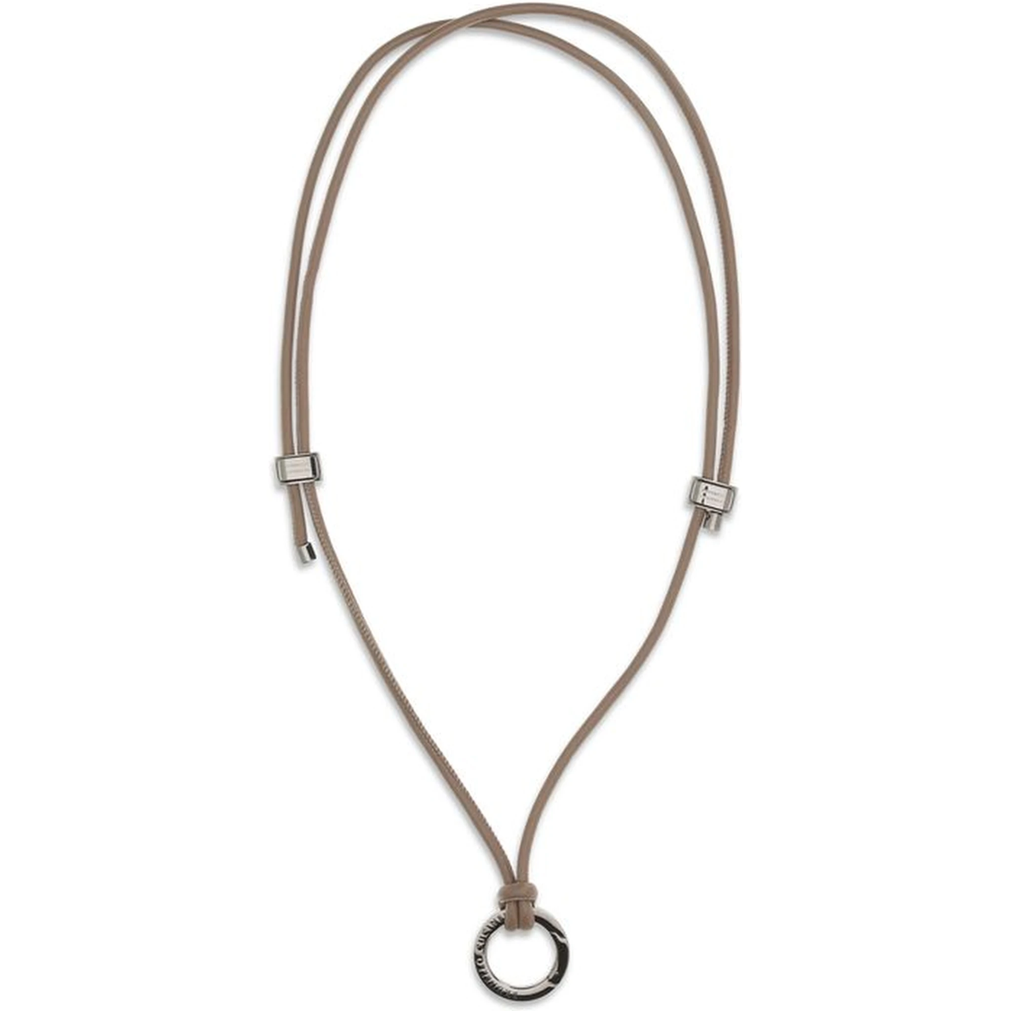 Black Calf Leather Bos Taurus Necklace