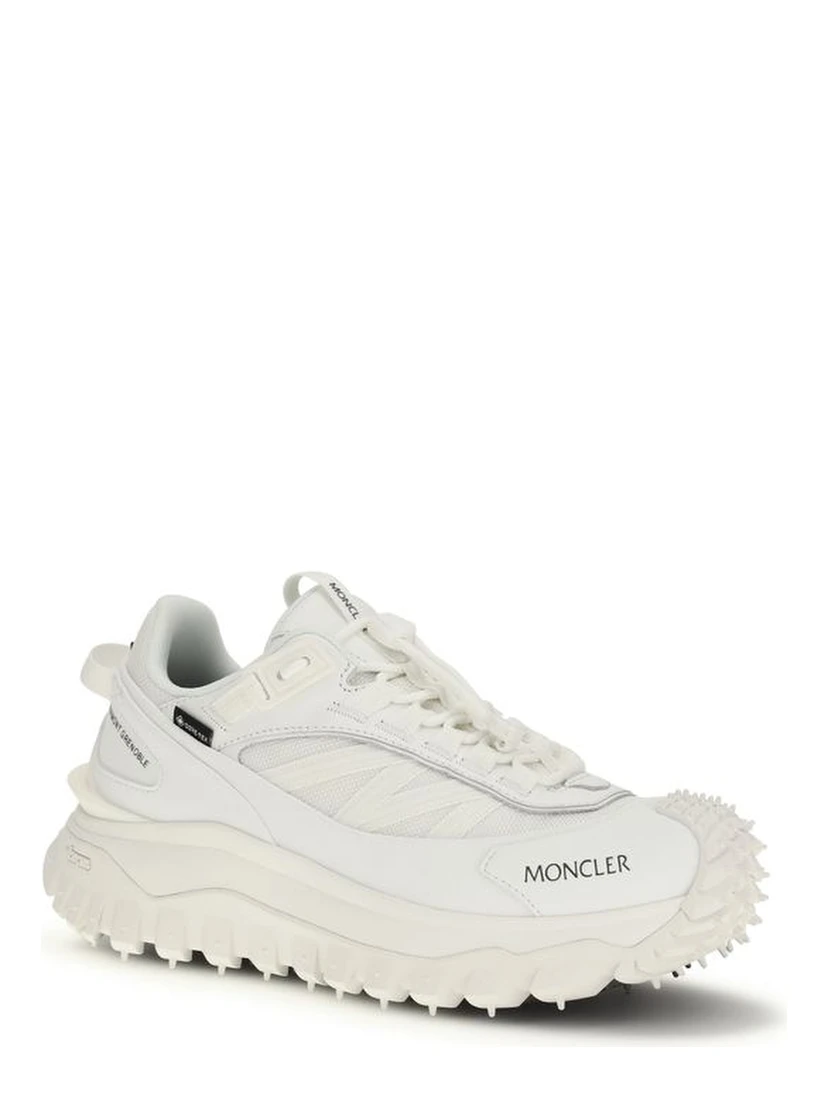 White Polyamide Athletic Sneakers