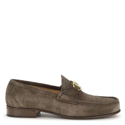 حذاء بوس توروس سهل الارتداء من جلد العجل البني