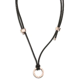 Brown Calf Leather Bos Taurus Keychain