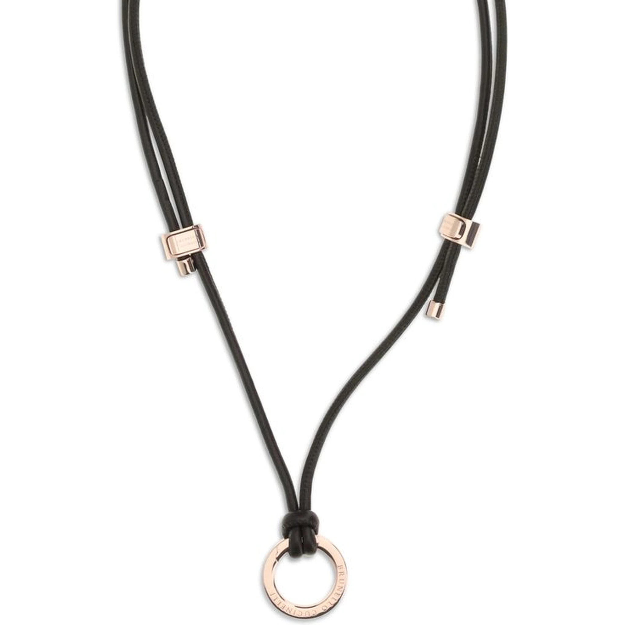 Brown Calf Leather Bos Taurus Keychain