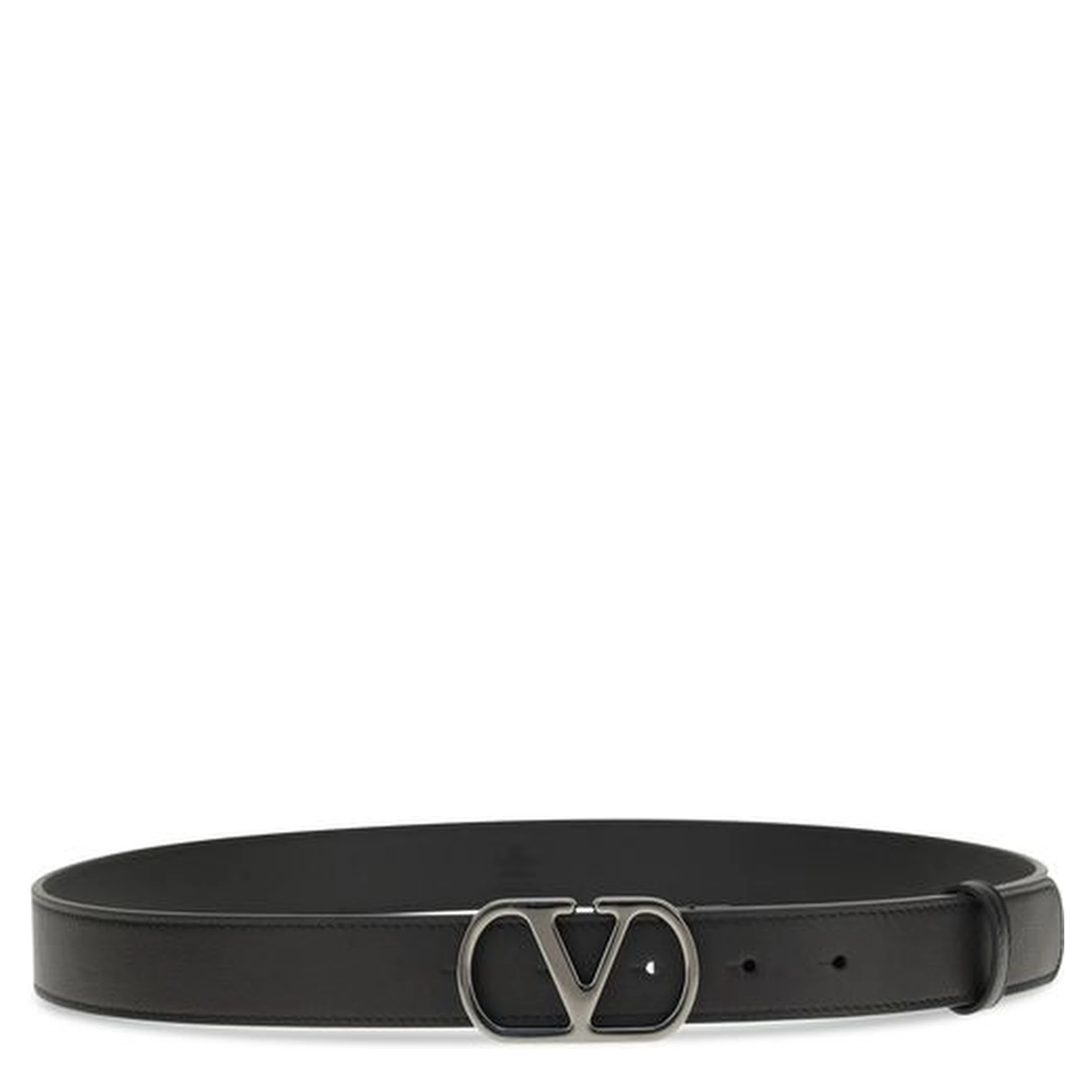 حزام بوس توروس العادي من جلد العجل الأسود