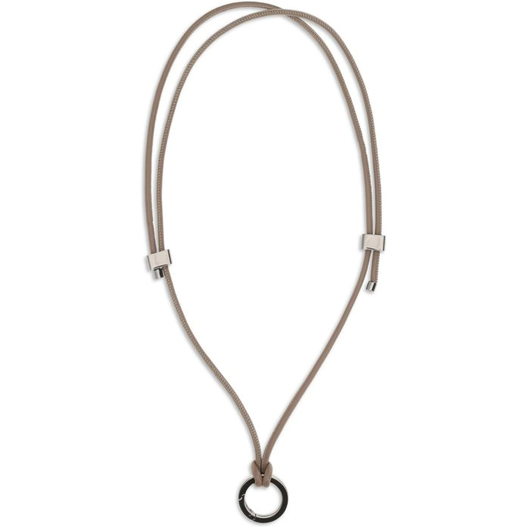 Black Calf Leather Bos Taurus Necklace